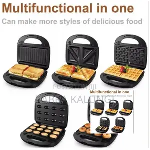 Sonifer 5 in 1 Waffle Donut Sandwich Maker Pan Iron Plates