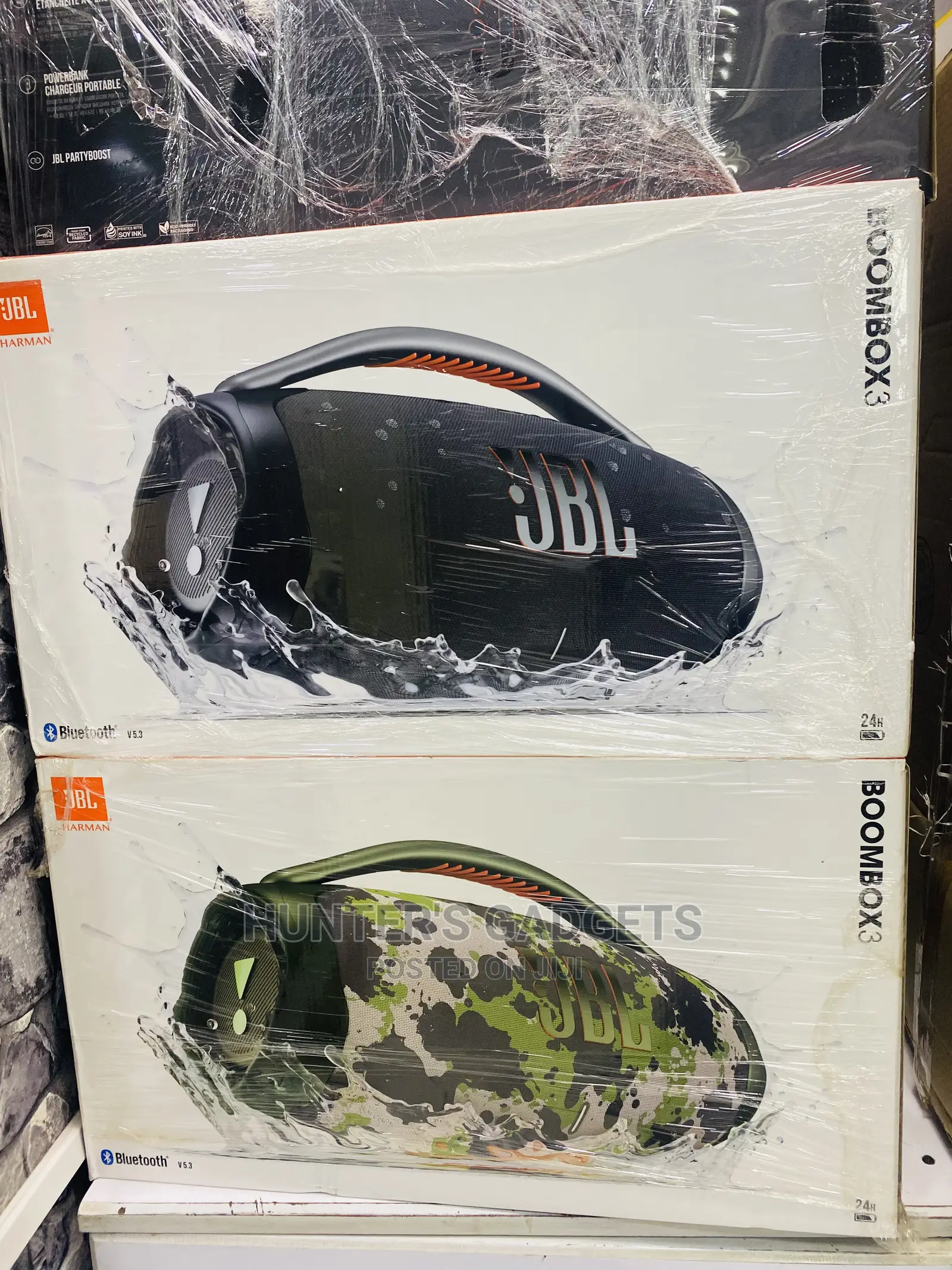 JBL Bluetooth Rechargeable Speaker Boombox3 New Model