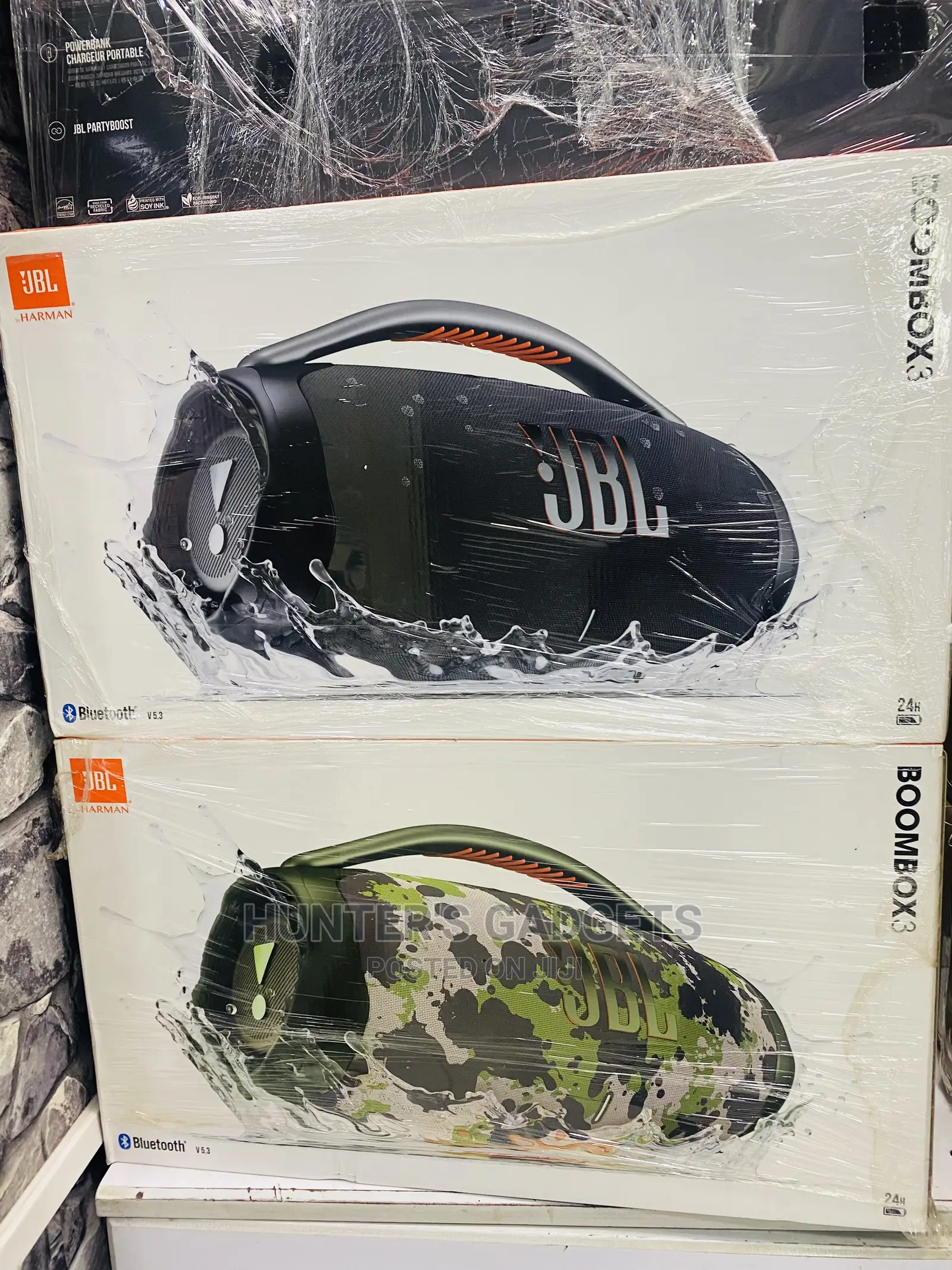 JBL Bluetooth Rechargeable Speaker Boombox3 New Model