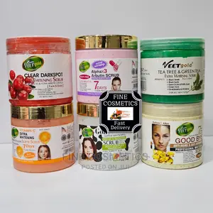 Original VEET GOLD Whitening + Exfoliating Face+Body Scrubs