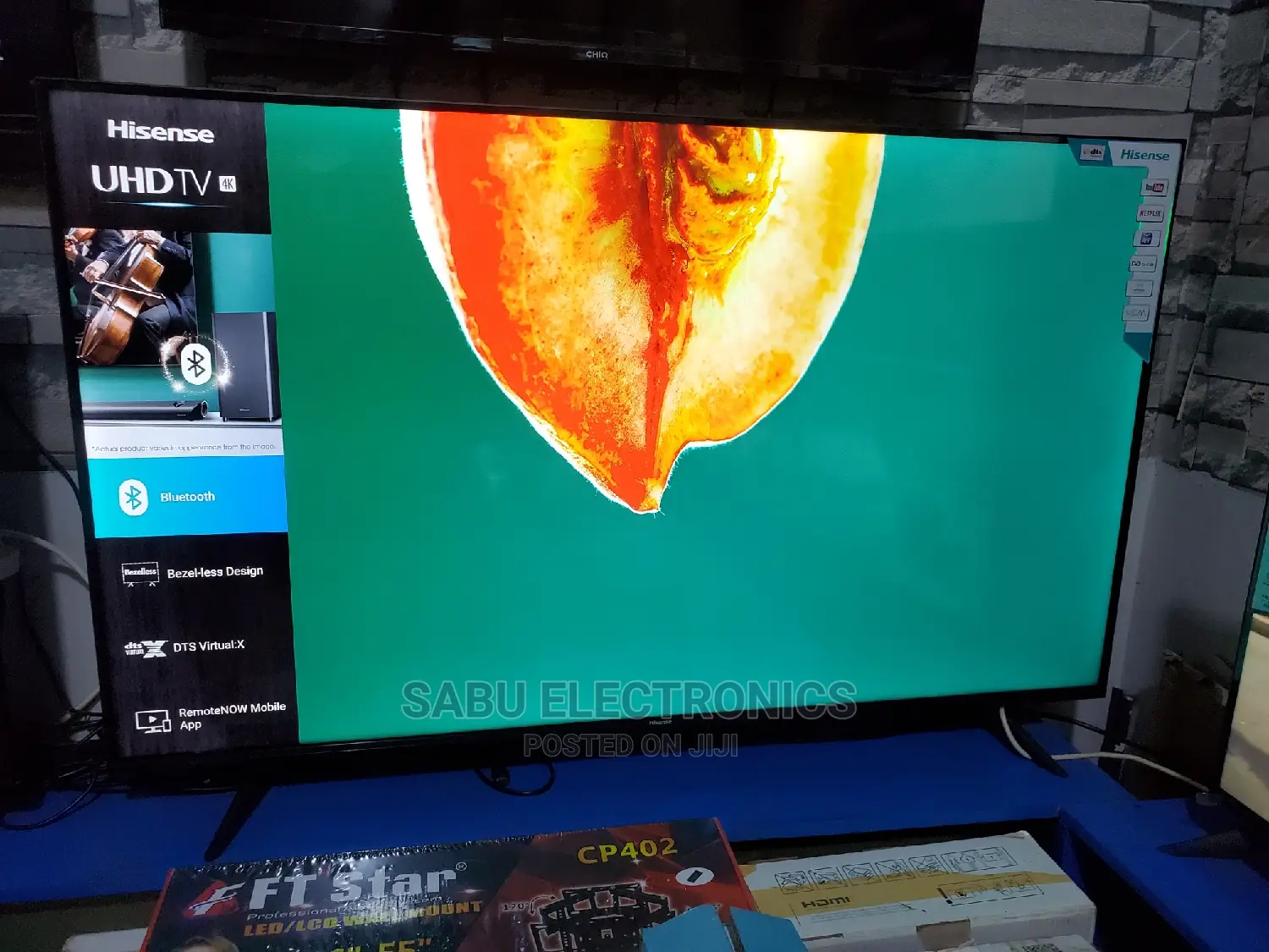 55 Inch Hisense Smart TV Frameless