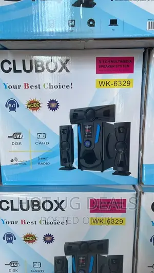3 in 1 Home Woofer With Bluetooth, Fm Radio ,USB Port- Black