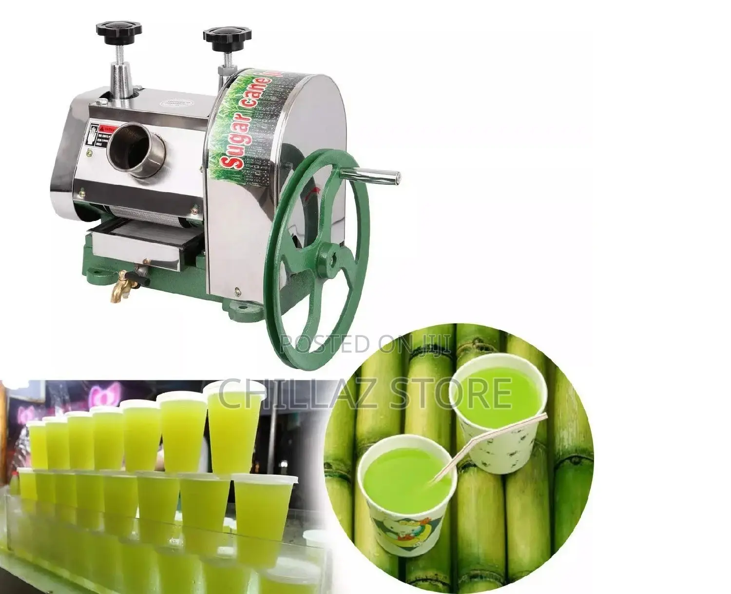 Manual Sugarcane Juice Extractor Machine.