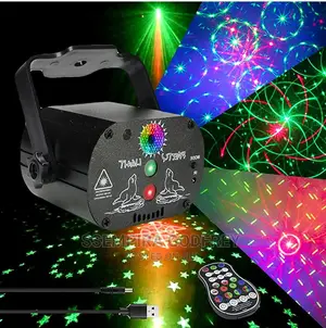 Mini Stage Dj Party Lights With RGB Remote