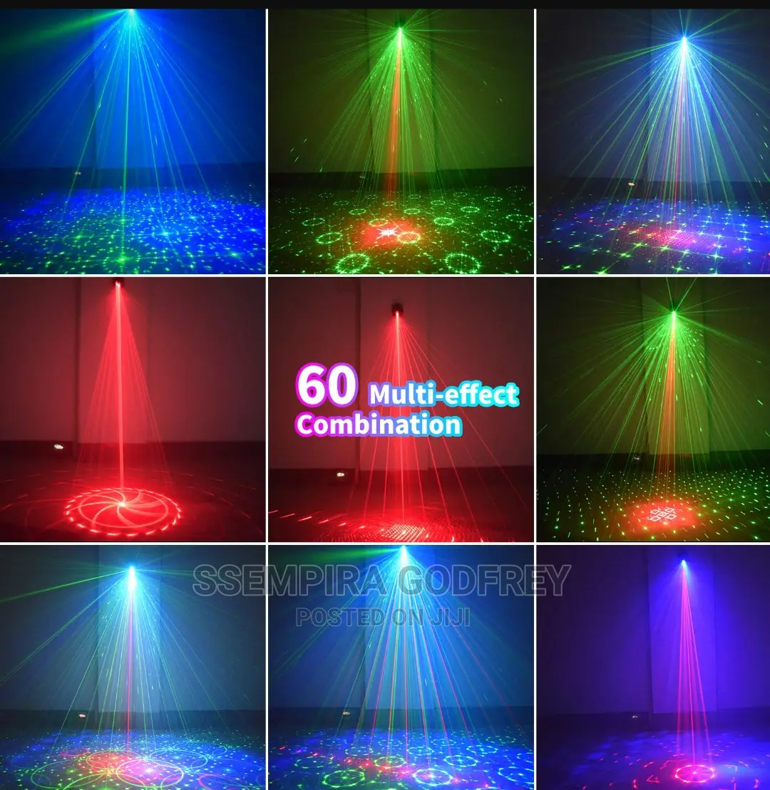 Mini Stage Dj Party Lights With RGB Remote