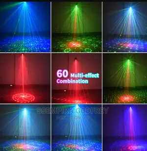 Mini Stage Dj Party Lights With RGB Remote