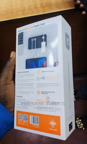3way Power Socket Faster Smart Charging and 4 USB Port