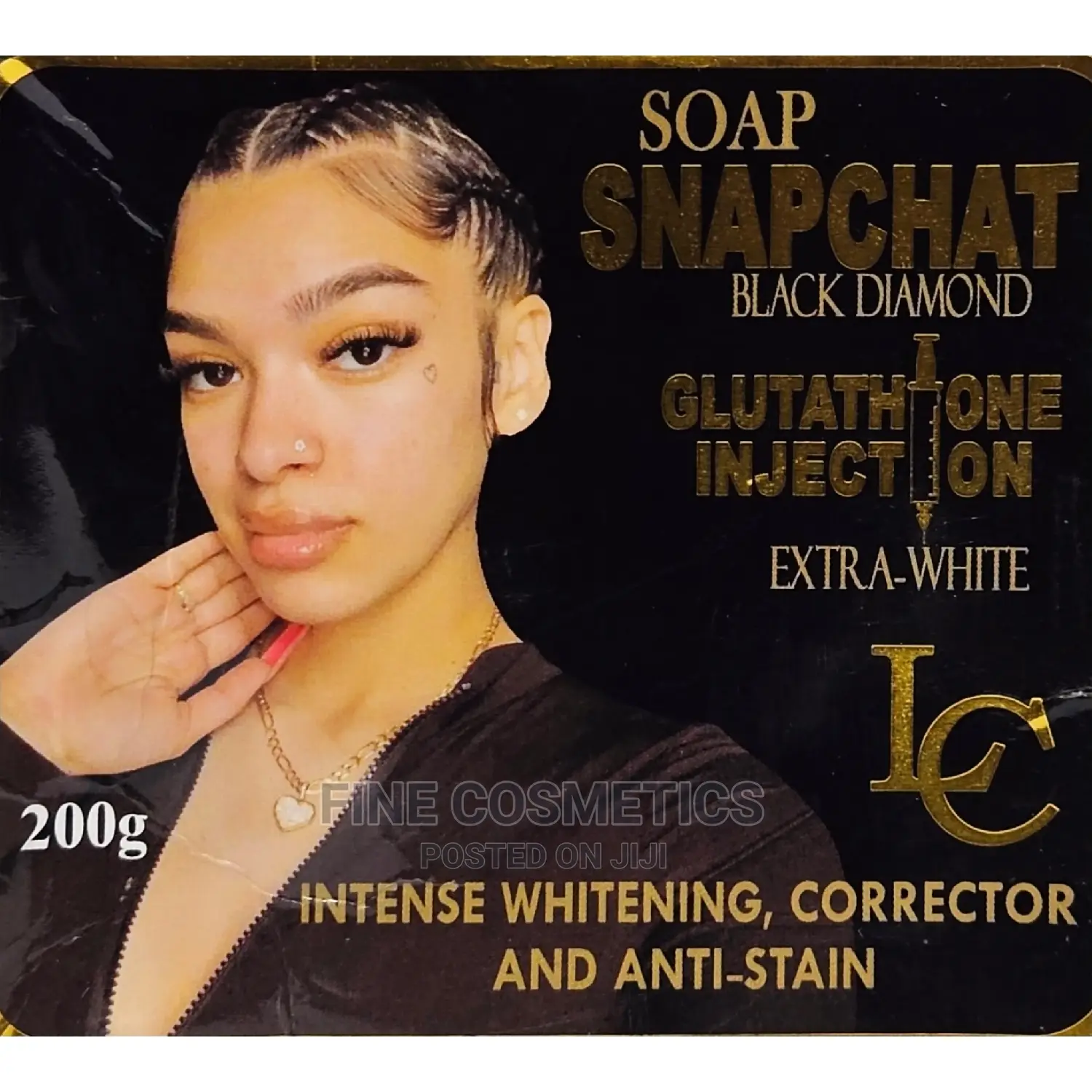 SNAPCHAT Soap Black Diamond Injection Whiten'g Corector Soap