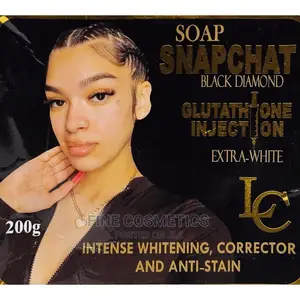 SNAPCHAT Soap Black Diamond Injection Whiten'g Corector Soap