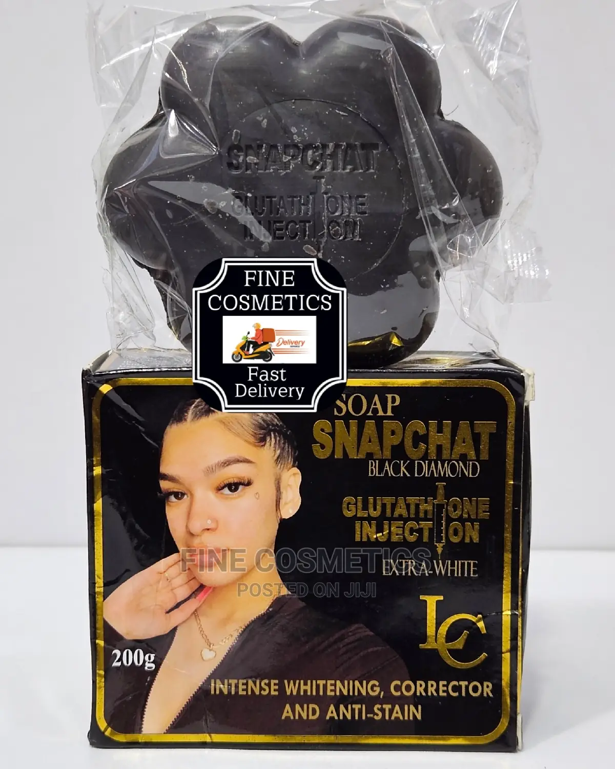 SNAPCHAT Soap Black Diamond Injection Whiten'g Corector Soap