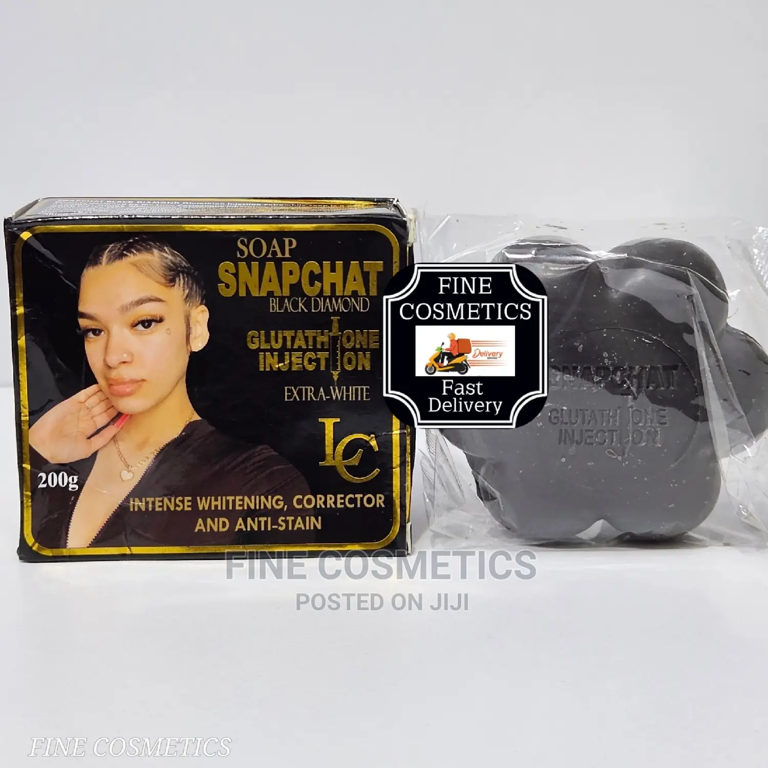 SNAPCHAT Soap Black Diamond Injection Whiten'g Corector Soap