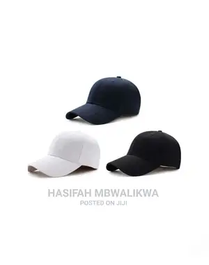 Plain Black Cap