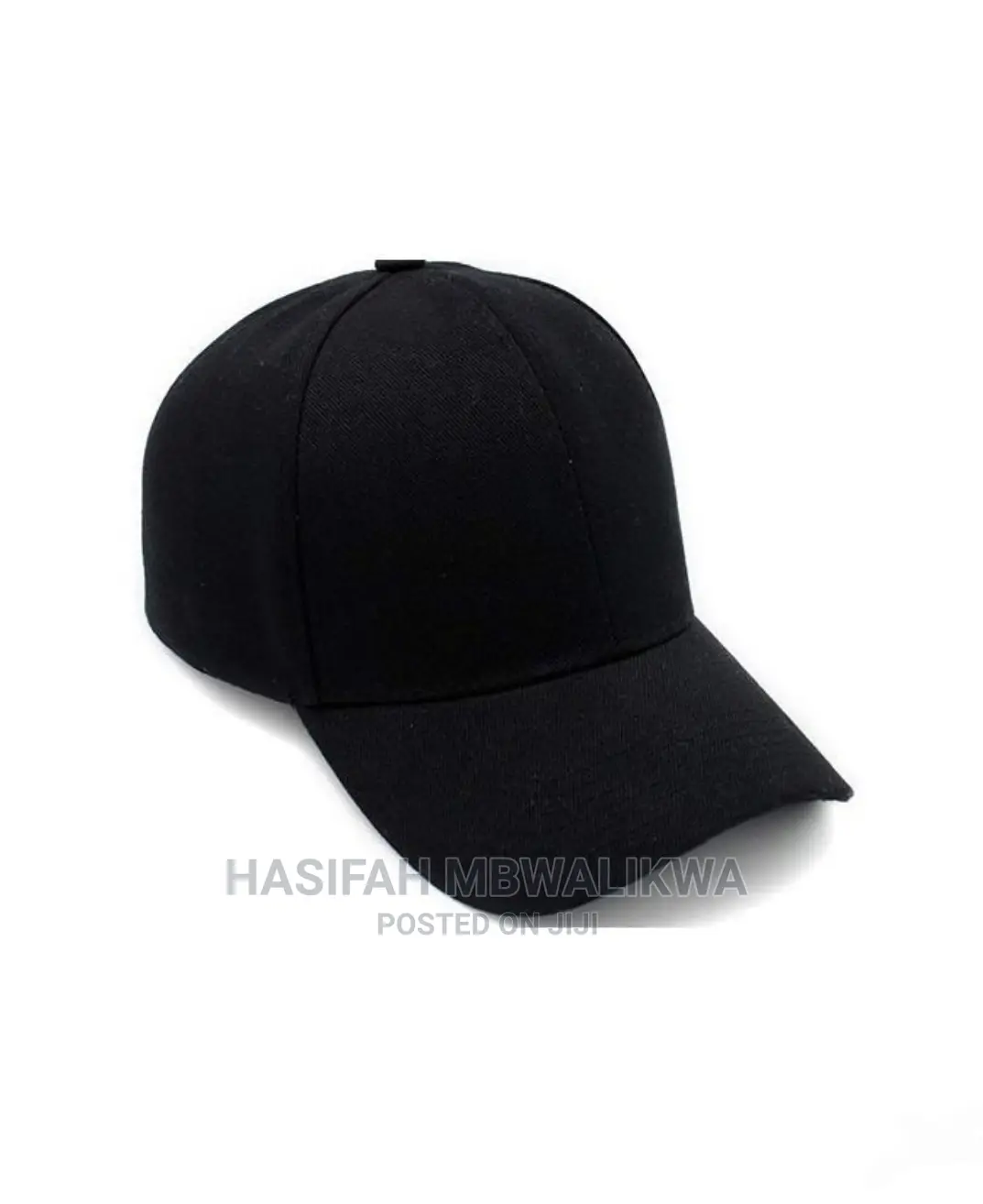 Plain Black Cap