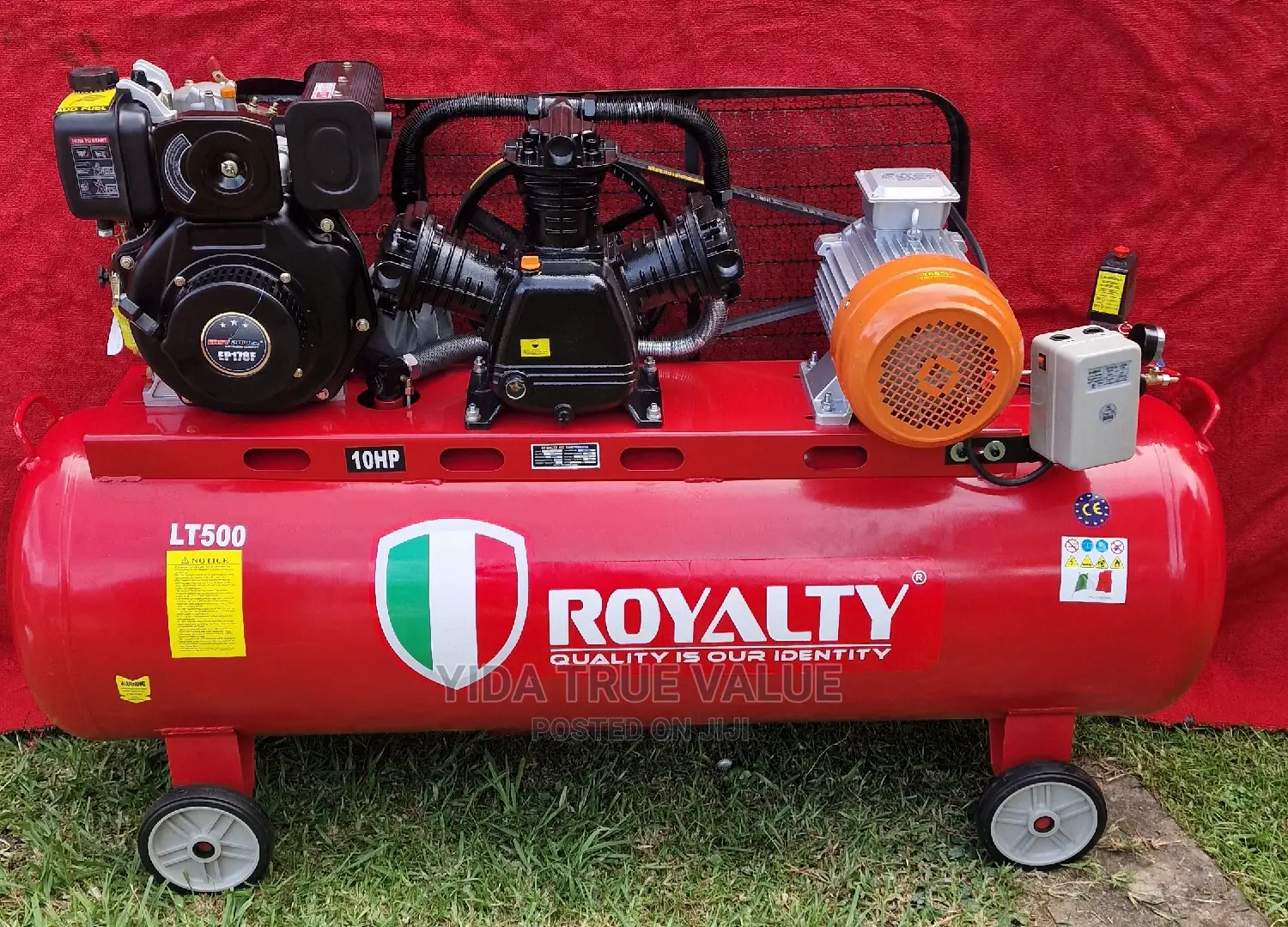 Air Compressor 500 Litres Double Function