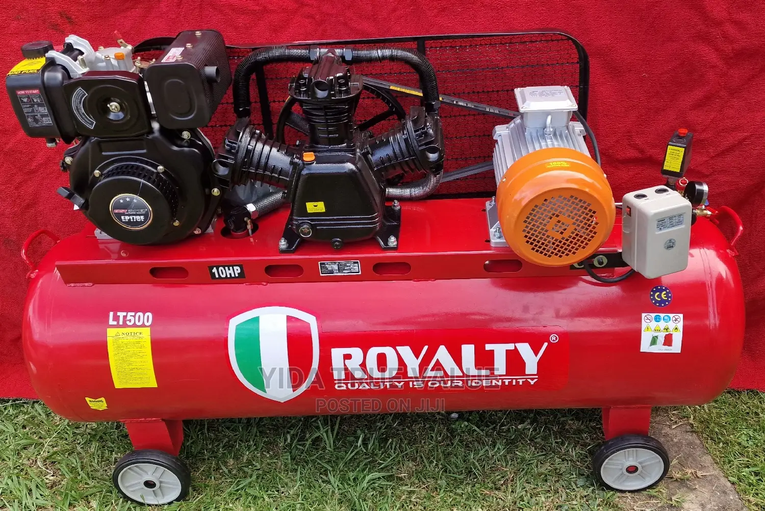 Air Compressor 500 Litres Double Function