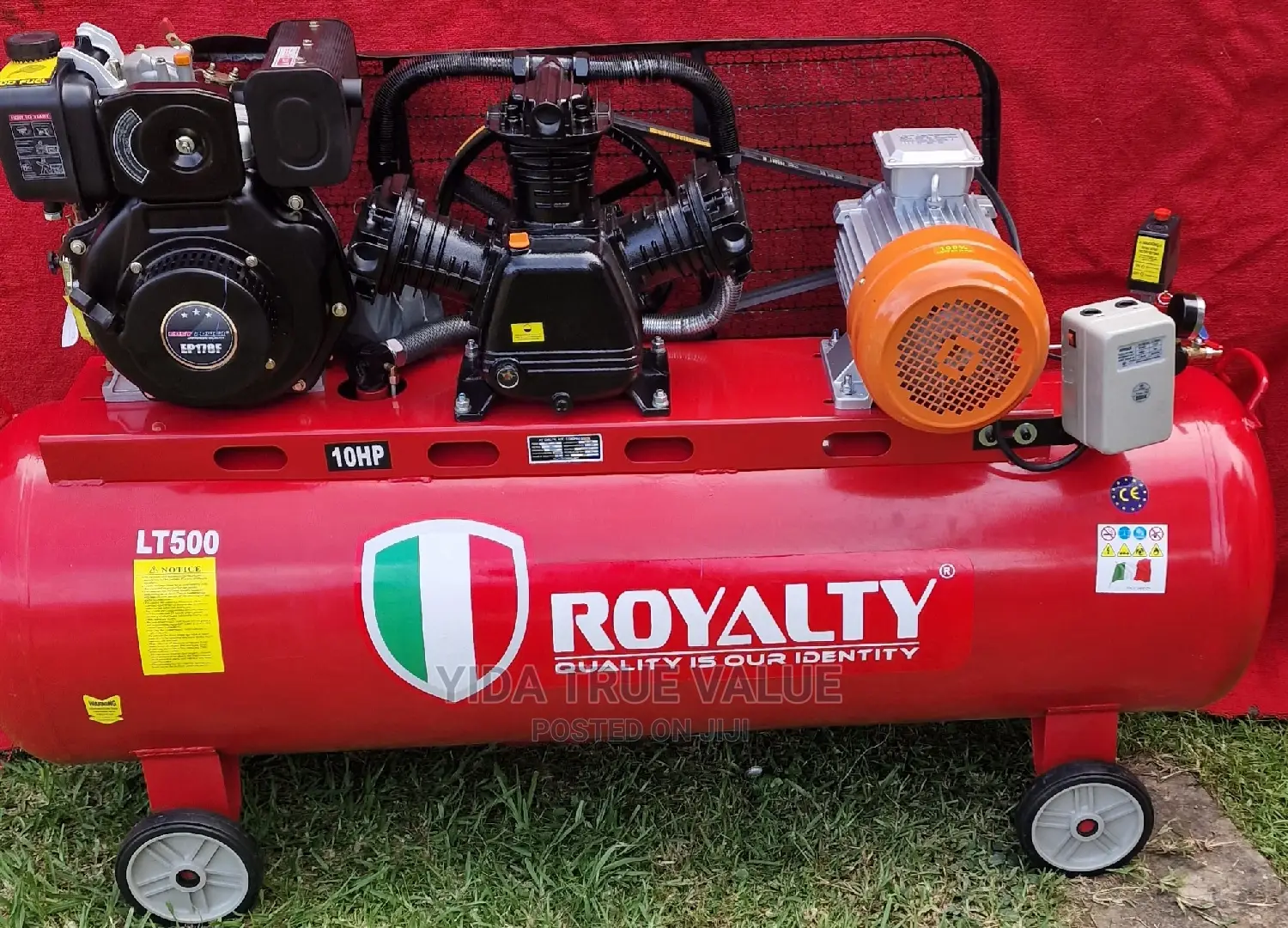 Air Compressor 500 Litres Double Function