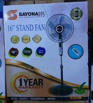 Sayona 16 Stand Fan With Remote