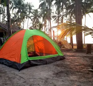 Two People Camping Tent