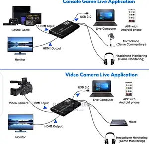 HDMI to USB 3.0 Video Capture Card Game Recorder XBOX PS4