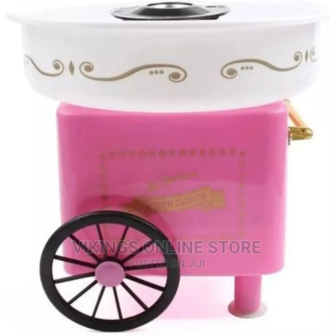 Mini Electric Floss Cotton Candy Maker Cart Sugar Machine