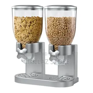 Dual Cereal Food Dispenser Organizer.