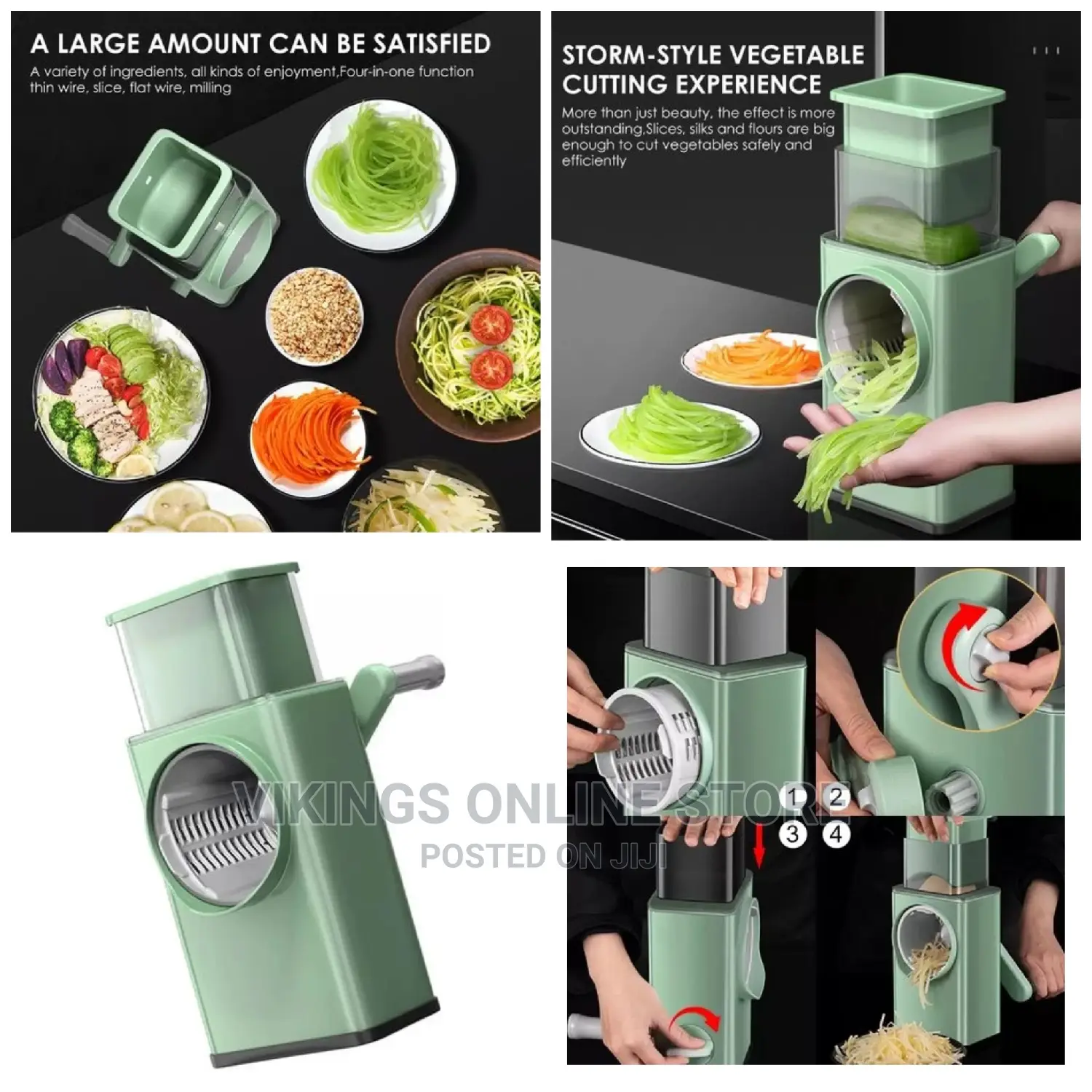 Multi-Function Vegetable Slicer Cutter Grater Mandoline