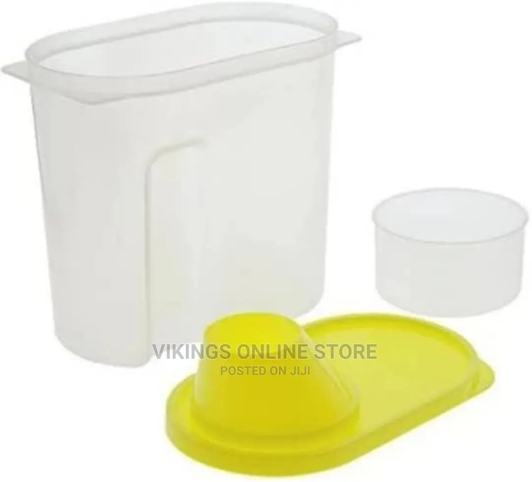 2.5 Litre Food Plastic Storage Grains Cereal Container.
