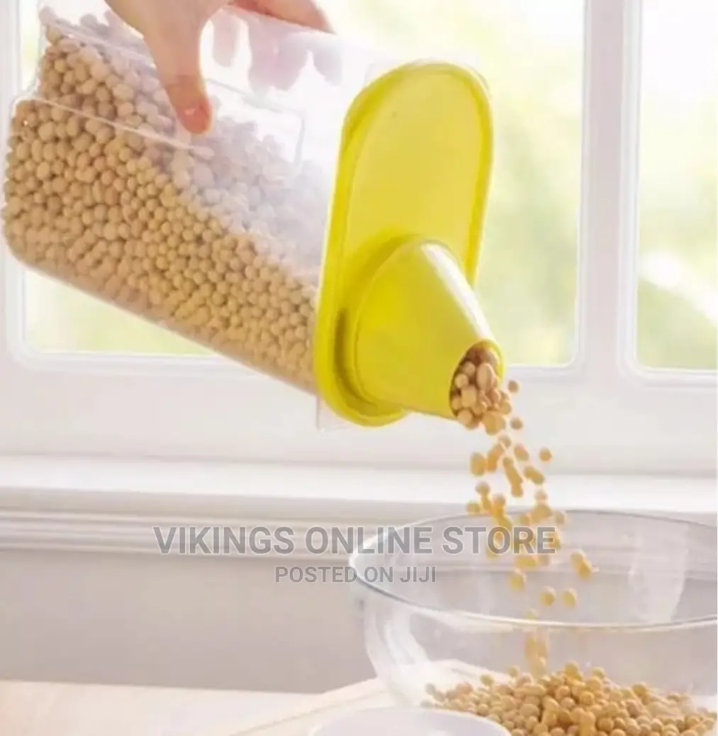 3 Piece 2.5 Food Plastic Storage Grains Cereal Containers