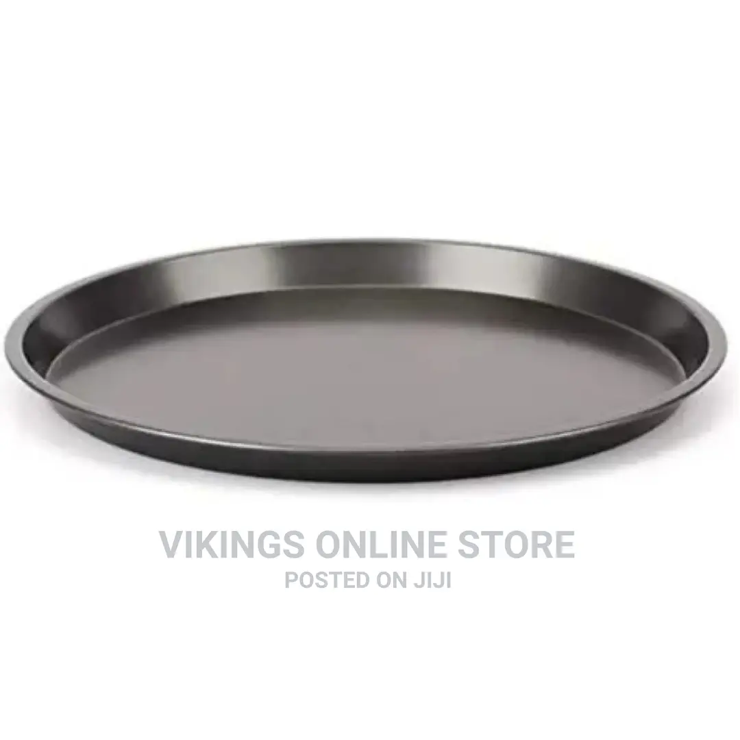 Non-Stick Pizza Steel Baking Round Oven Tray Pan, 30cm