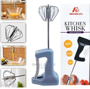 Semi-Auto Kitchen Whisk Egg Beater