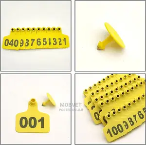 Yellow Cows Ear Tags