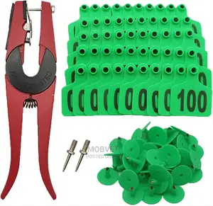 100 Cows Green Eartags