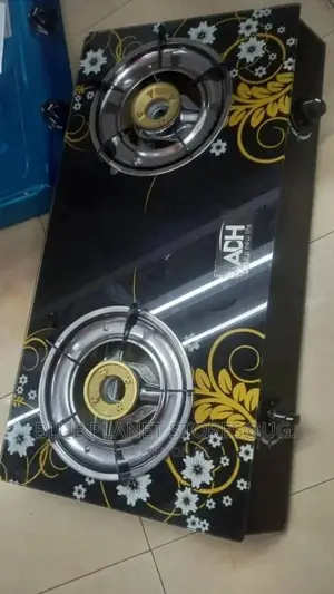 ADH Double Gas Burners \\ Top Glass Panel.