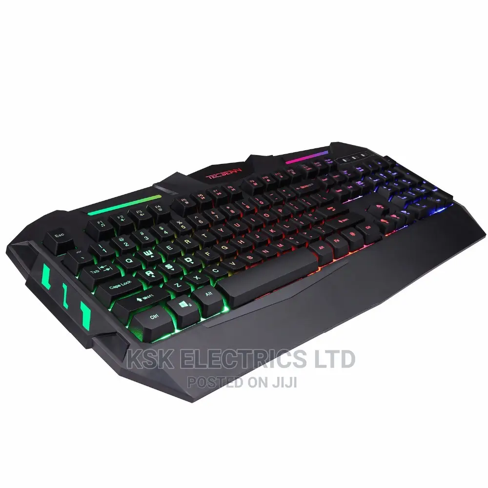 Gaming Keyboard With Colorful Backlit And Removable Floatin