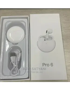 Pro 6-TWS Earbuds, Bluetooth Wireless, Original Sports Ear