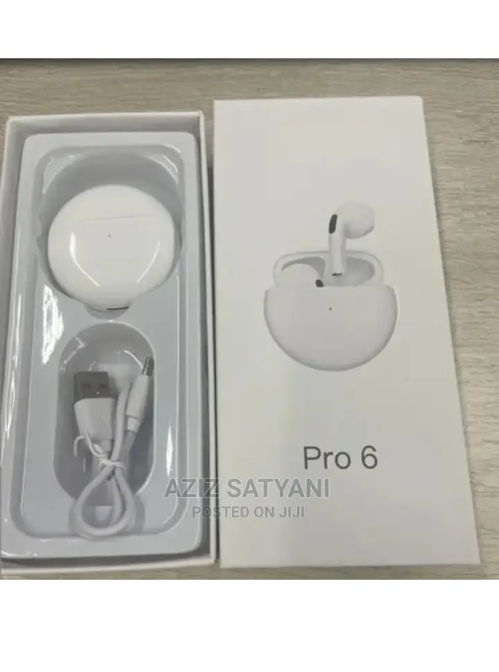 Pro 6-TWS Earbuds, Bluetooth Wireless, Original Sports Ear