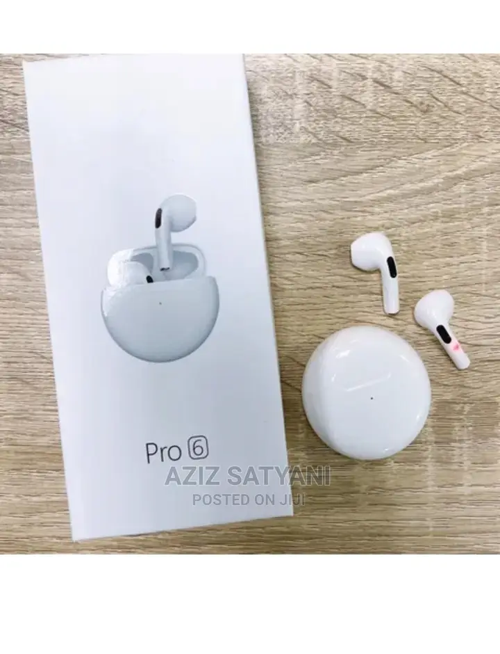 Pro 6-TWS Earbuds, Bluetooth Wireless, Original Sports Ear