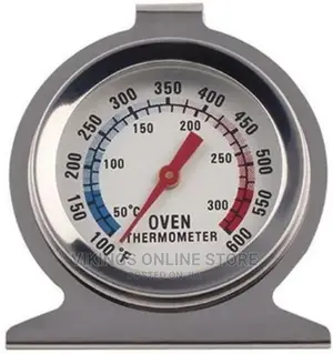 Kitchen Stainless Steel Oven Thermometer Gauge 4 BBQ Baking