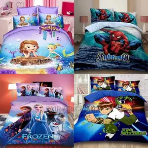 Cotton Cartooned Kids Duvet.( Blue)