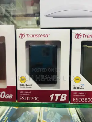 1TB SSD External Drive - Transcend