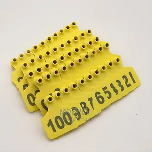 100 Yellow Cow Ear Tags.