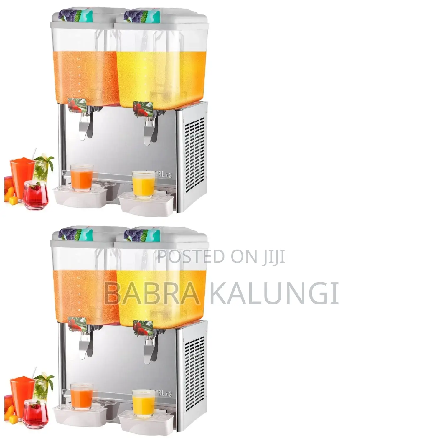 Double Jug Juicer Dispenser
