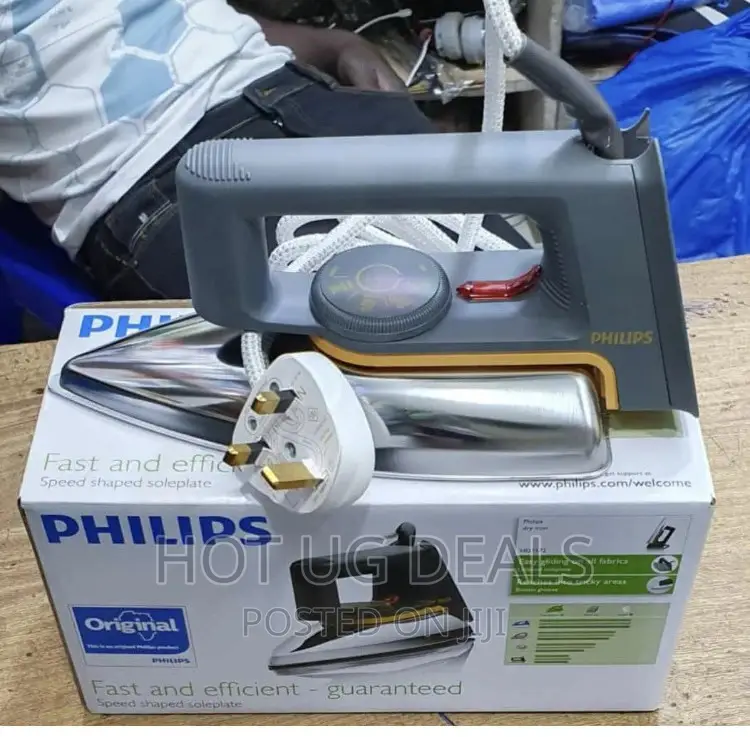 Philips Original Classic Dry Flat Iron Hd1172 – Grey/Silver