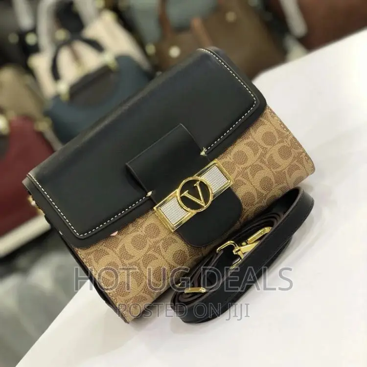 Ladies Designer Classic Handbag- Black