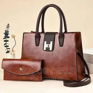 Ladies 2pc Designer Handbags- Multicolor
