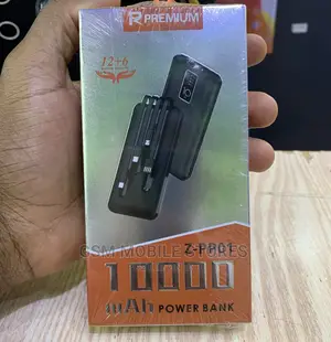 Premium Self Wired Fast Charging Mobile Powerbank 10000mah
