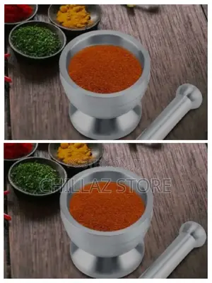 Stainless Steel Mortar With Pestle.