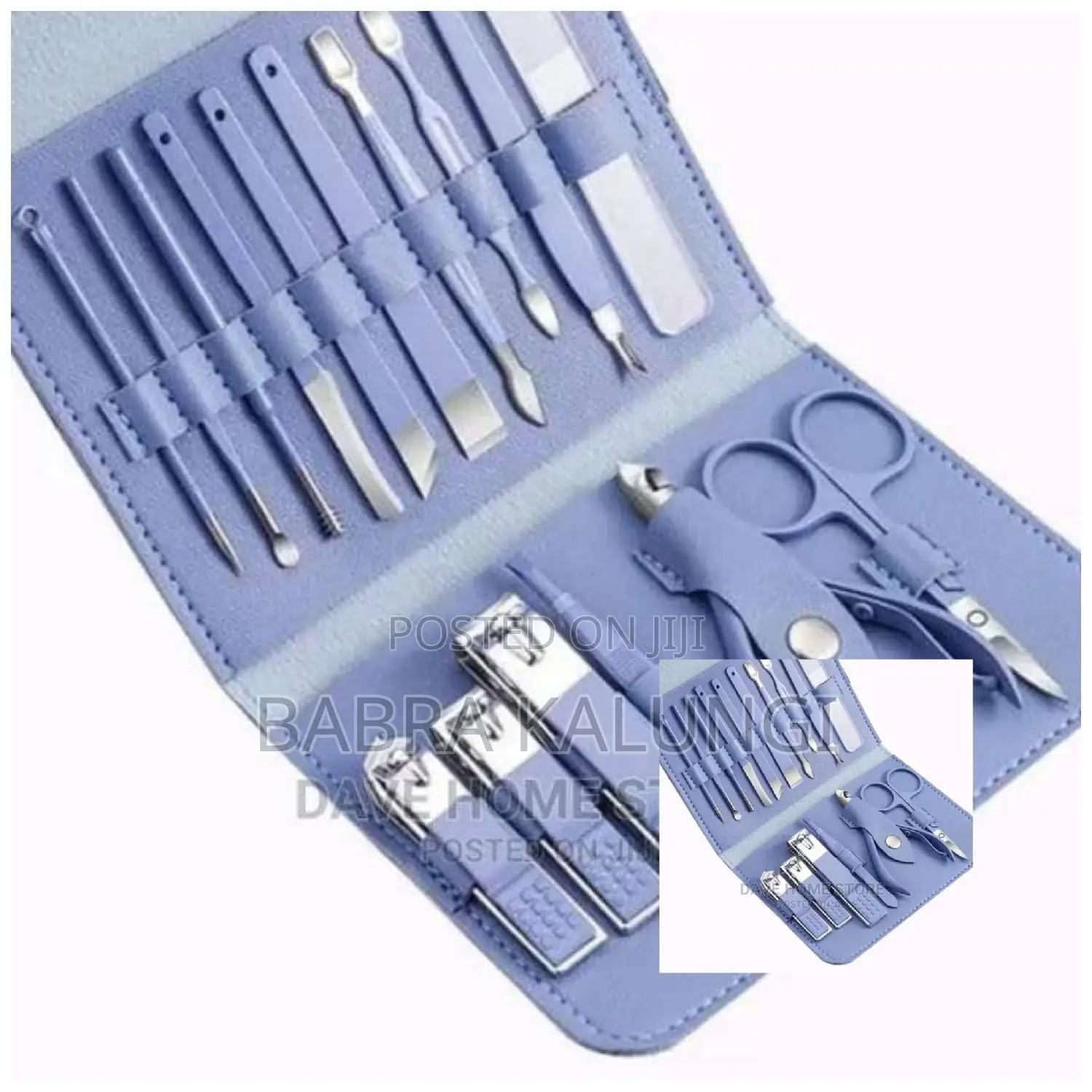 16pcs Manicure Set Nail Clippers Pedicure Kit Cutter