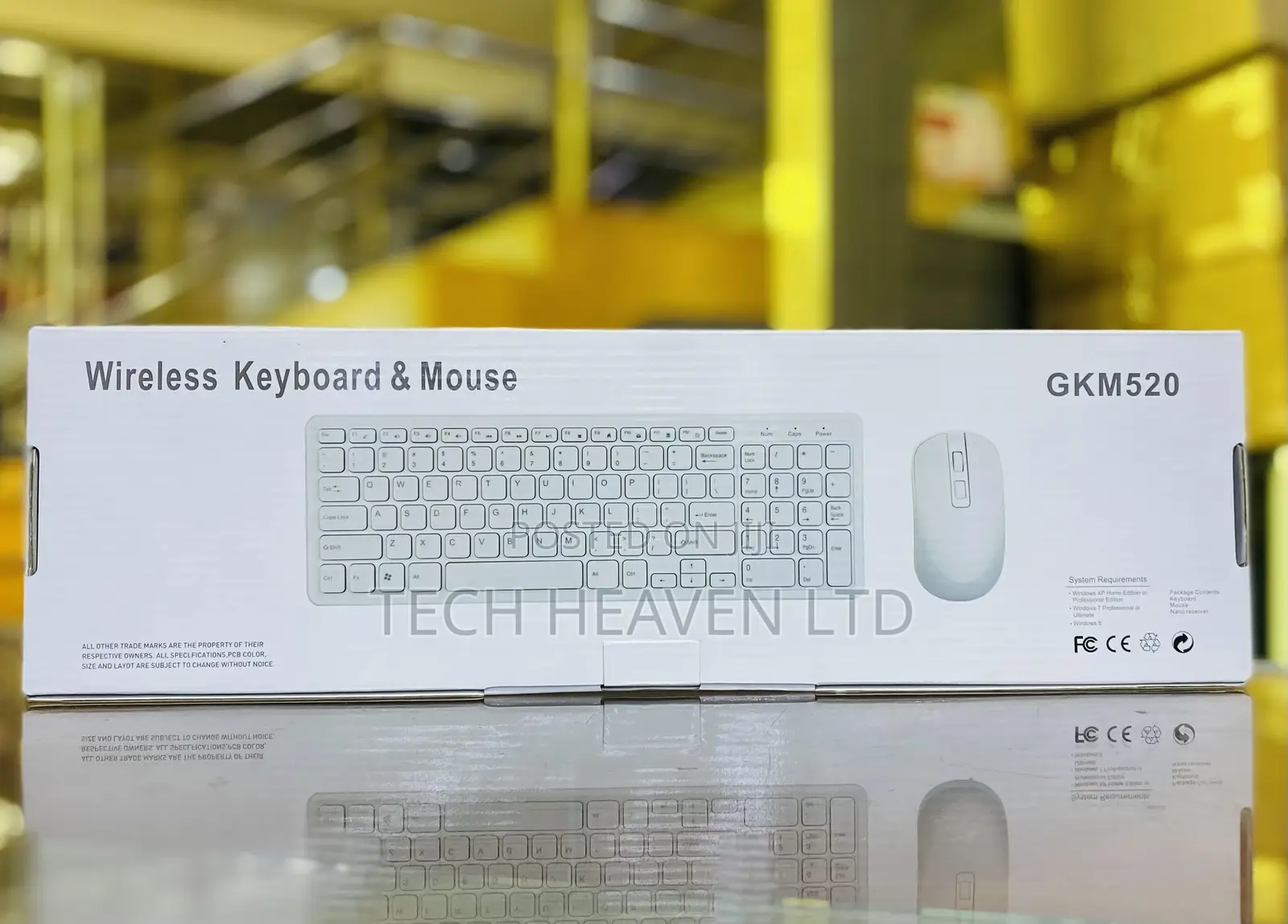 Wireless Keyboard and Mouse Combo