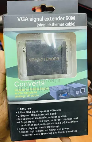 60M VGA Extender Via Ethernet